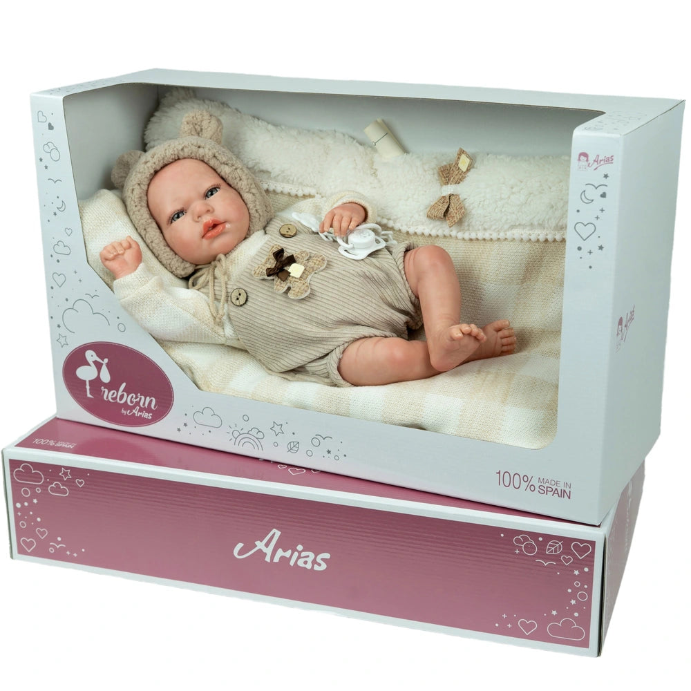 Arias Reborn Doll 40Cm With Cushion