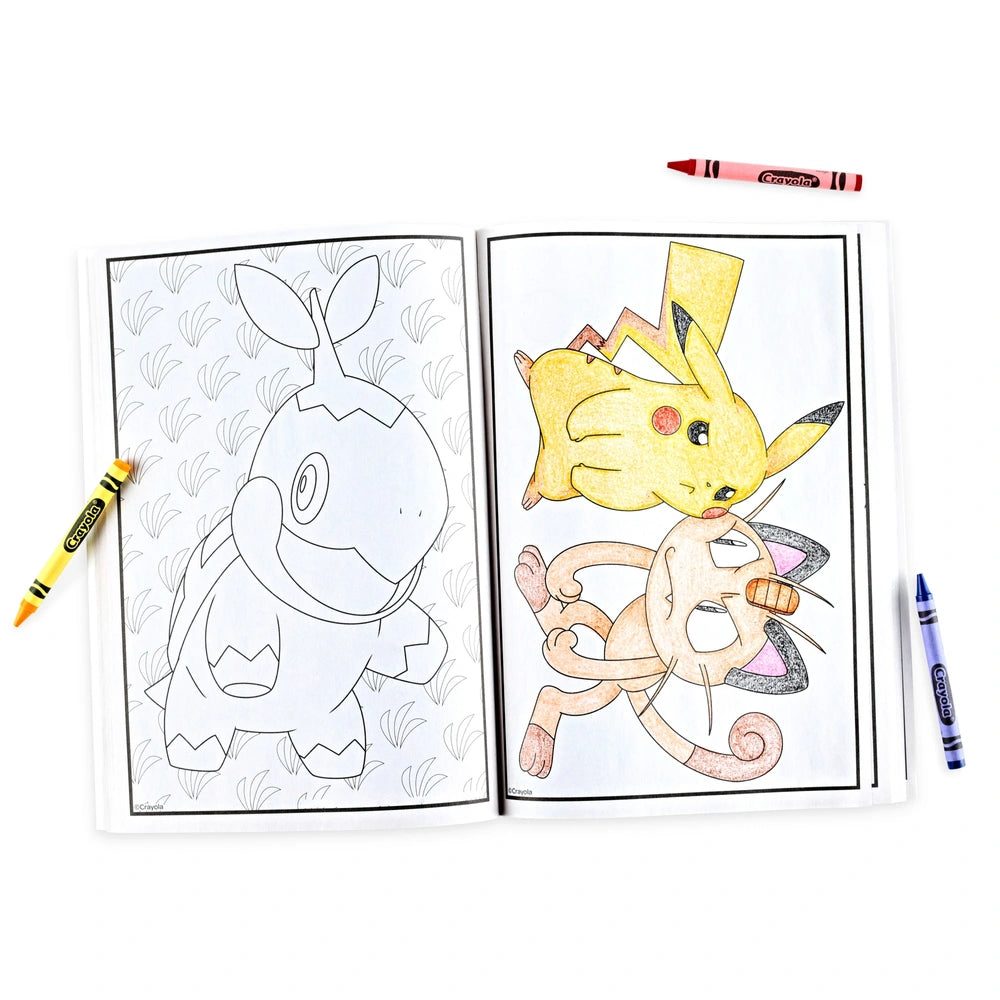 Crayola Pokémon 96 Page Colouring Book