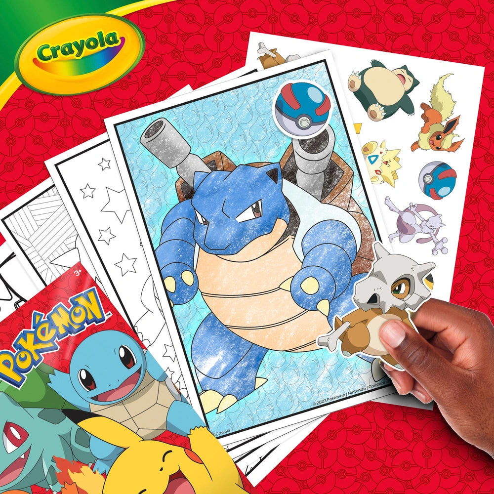 Crayola Pokémon 96 Page Colouring Book