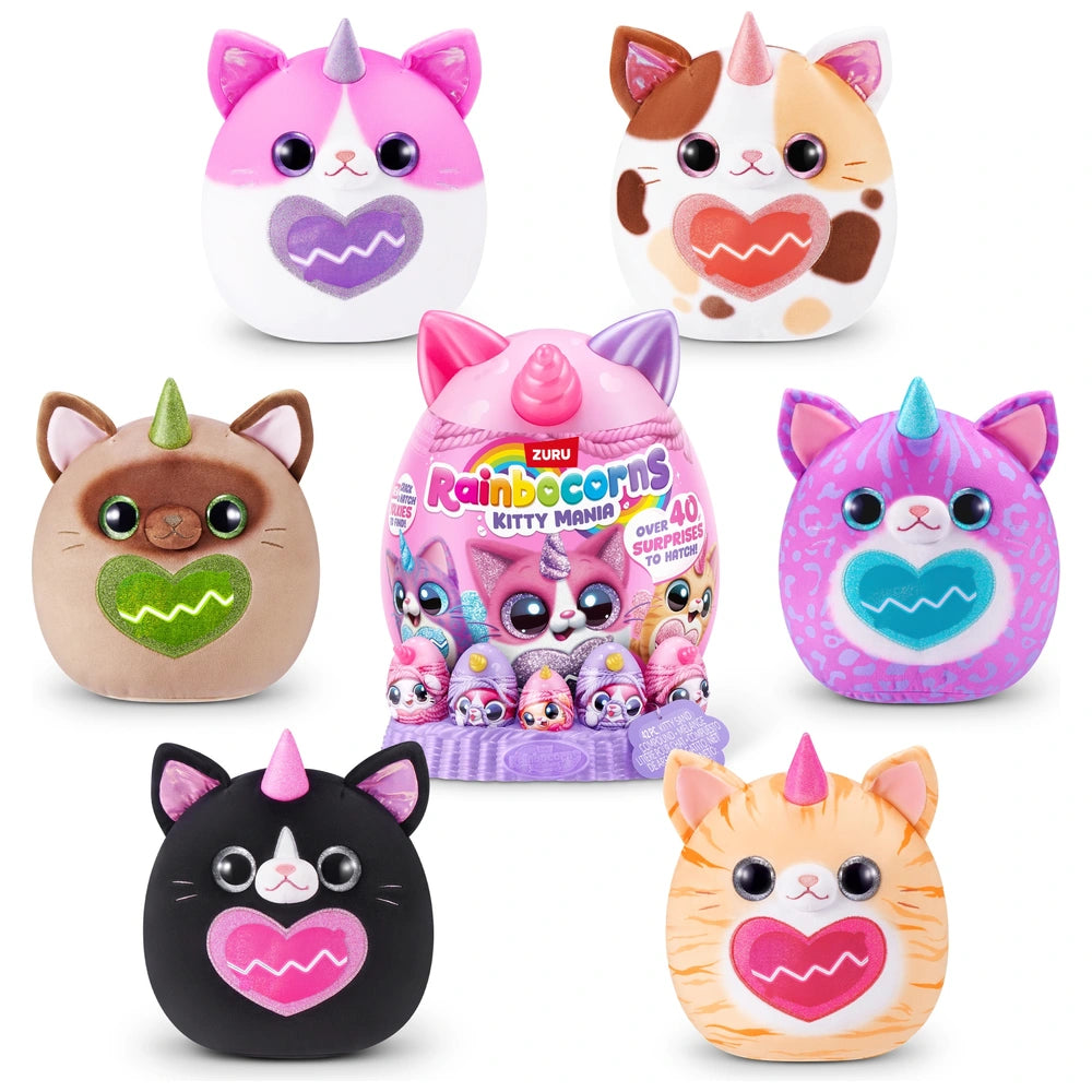 Rainbocorns By Zuru Kitty Mania Surprise Plush Egg