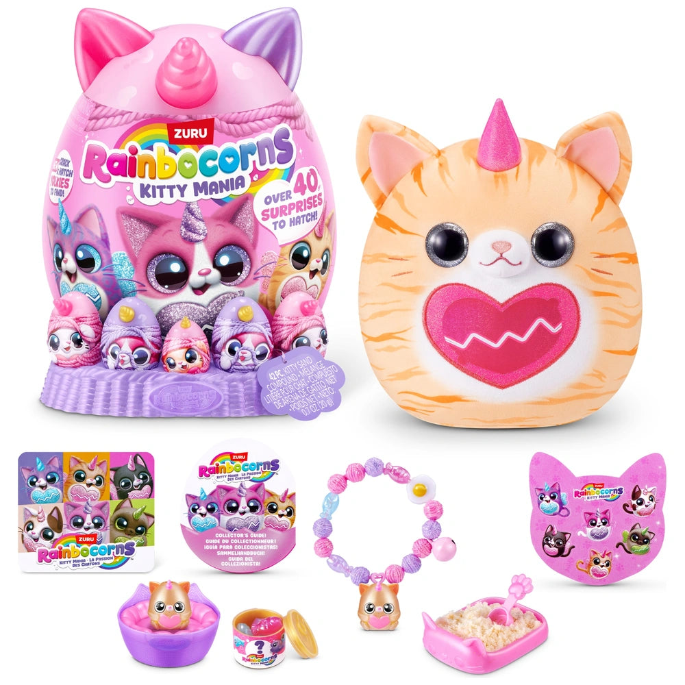 Rainbocorns By Zuru Kitty Mania Surprise Plush Egg