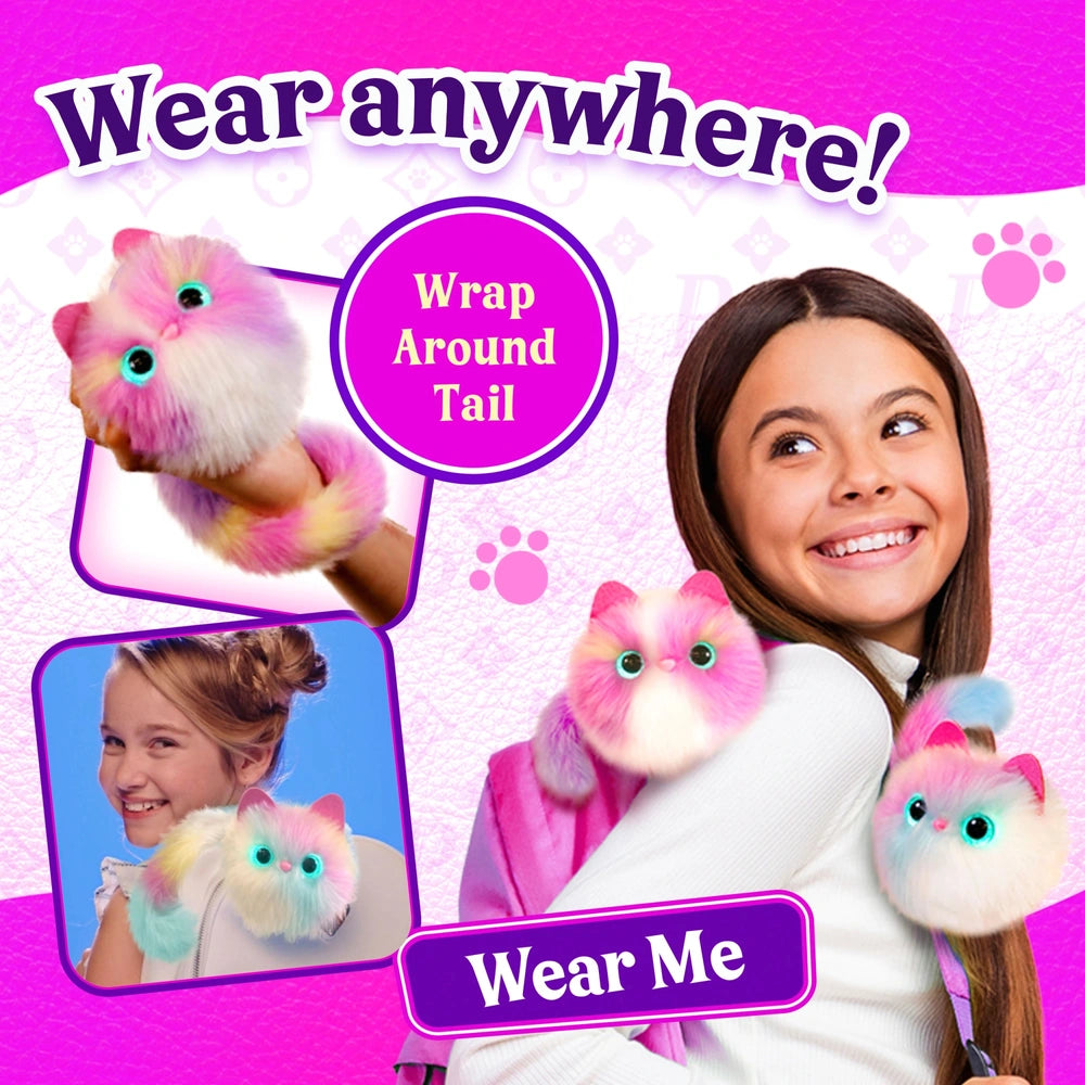 Pomsies Roxy Interactive Wearable Plush Pet