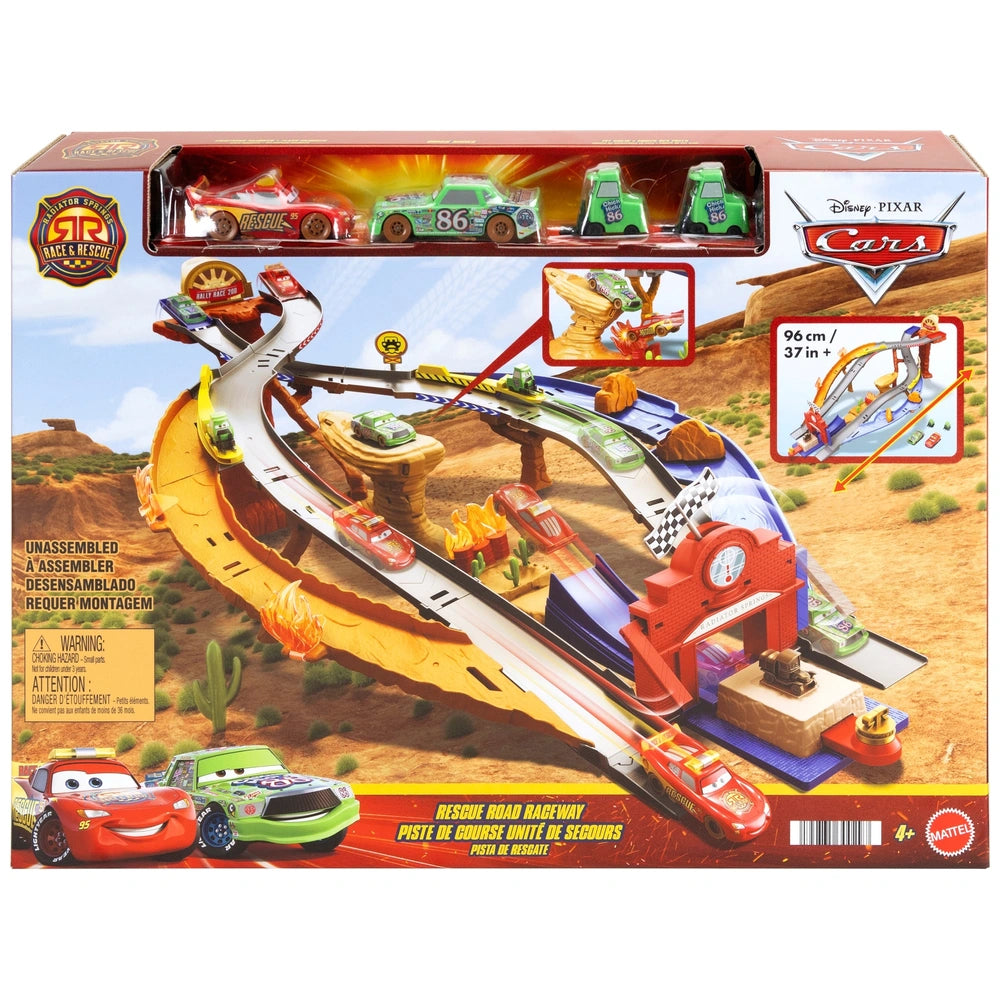 Disney Cars Rescue Road Raceway Playset