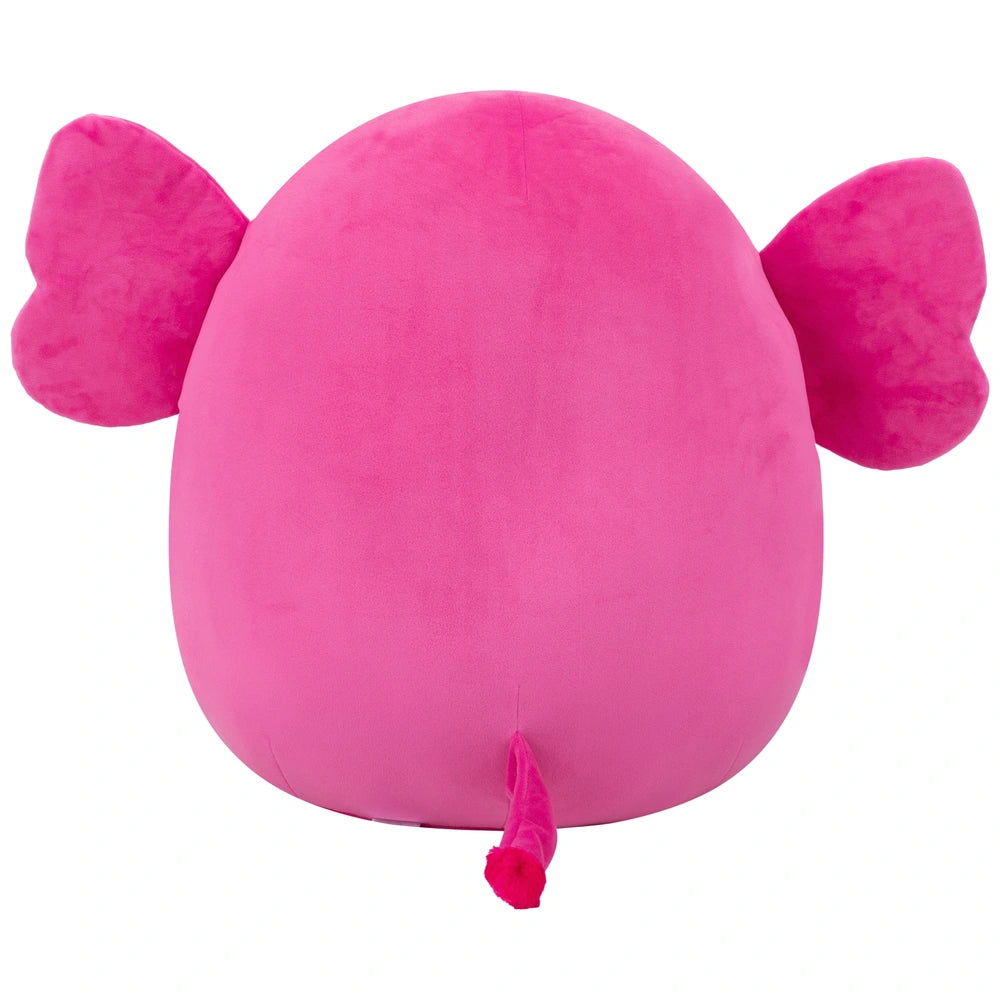 Original Squishmallows Plush Bertha The Hot Pink Elephant 40Cm