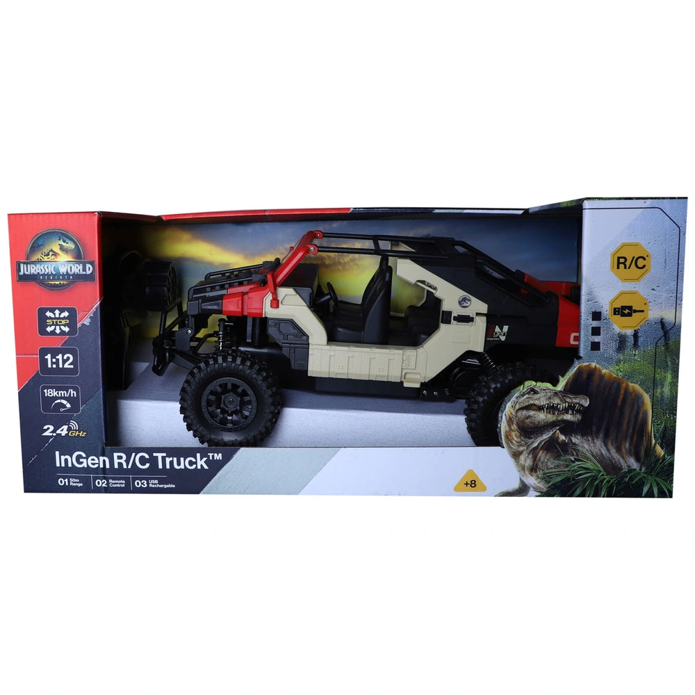 Jurassic World Rebirth Remote Control Ingen Truck 1:12 Scale