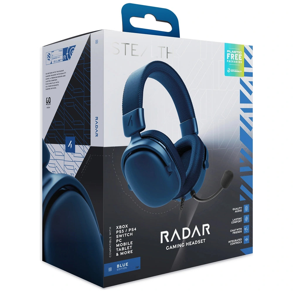 Stealth Radar Multi-Format Gaming Headset - Blue