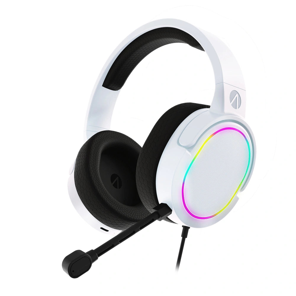 Stealth Panther Led Light-Up Multi-Format Gaming Headset - White