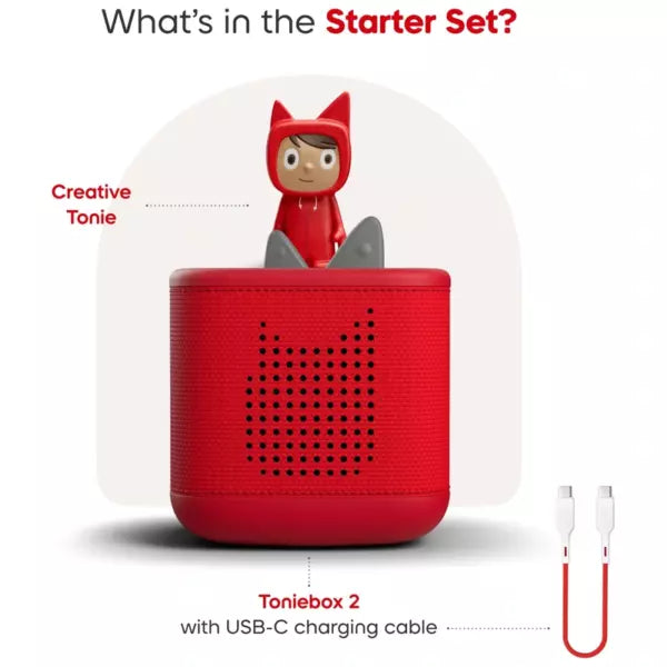 Toniebox 2 Only Box Sunset Red