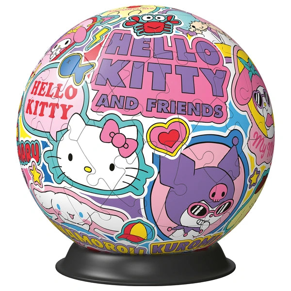 Ravensburger Hello Kitty And Friends 3D Puzzle Ball 72 Pieces
