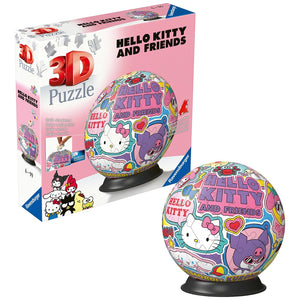 Ravensburger Hello Kitty And Friends 3D Puzzle Ball 72 Pieces