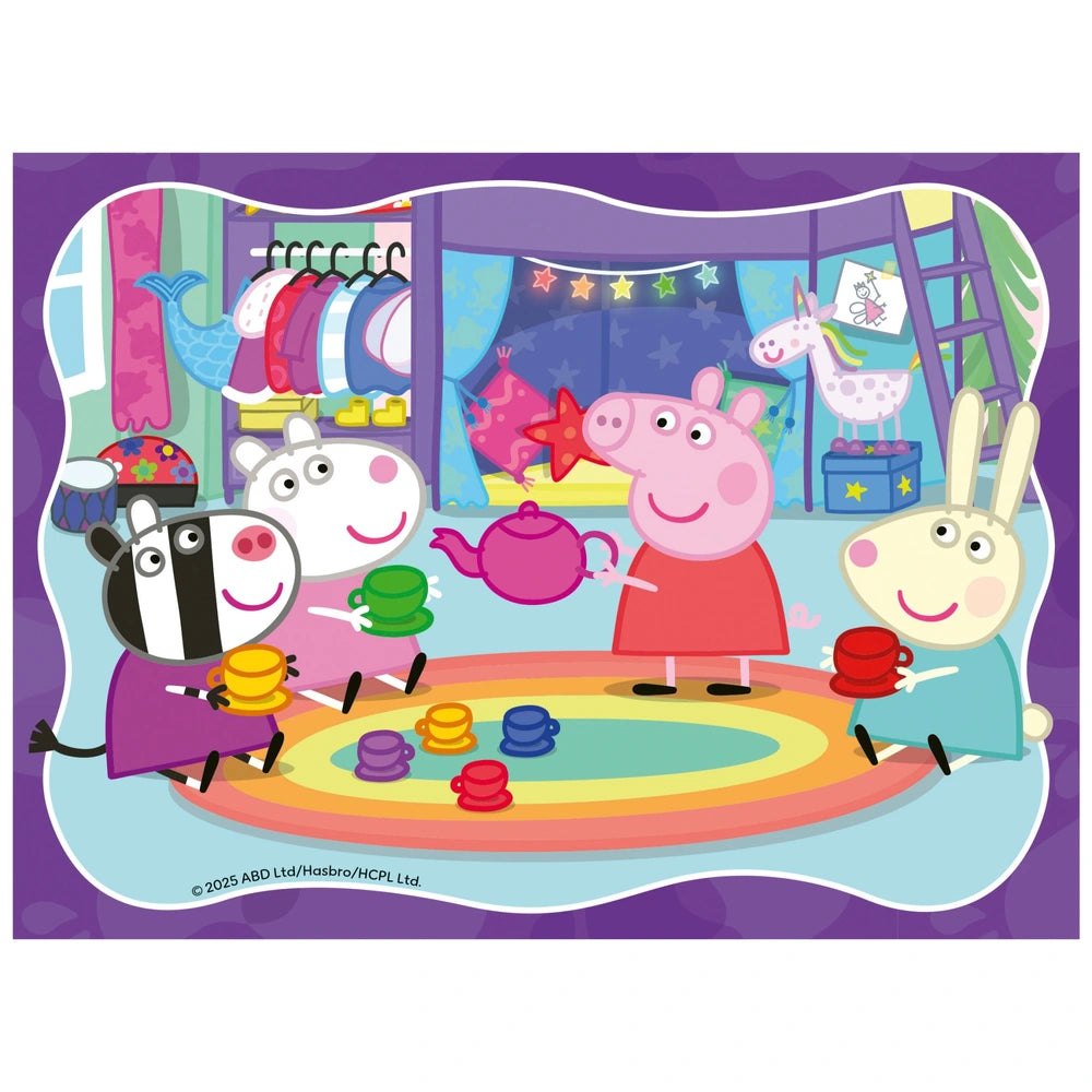 Ravensburger Peppa Pig & Evie Jigsaw Puzzles 4 In A Box