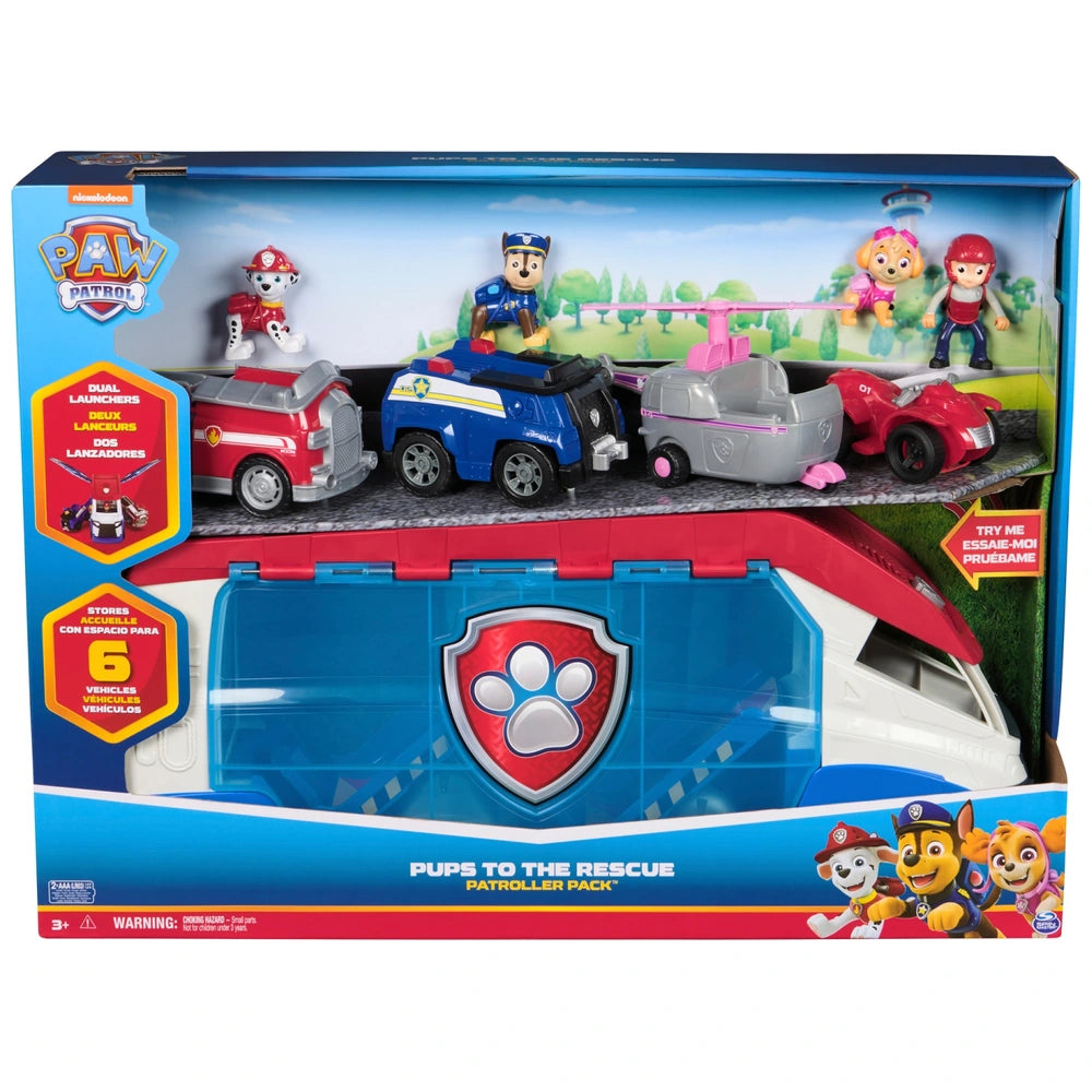 Paw Patrol Pups To The Rescue Patroller Pack With 4 Rescue Vehicles