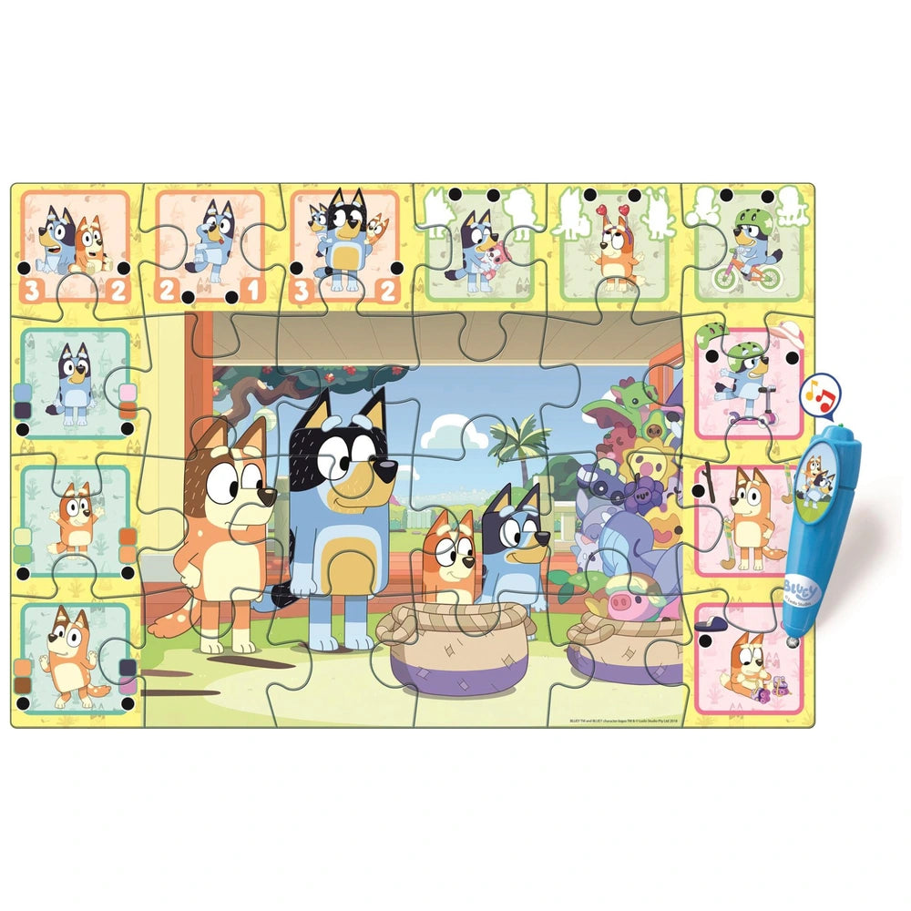 Clementoni Bluey Interactive Floor Puzzle 24 Pieces