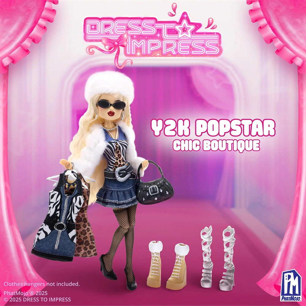 Dress To Impress Chic Boutique Playset Y2K Popstar Dress To Impress Chic Boutique Playset Y2K Popstar