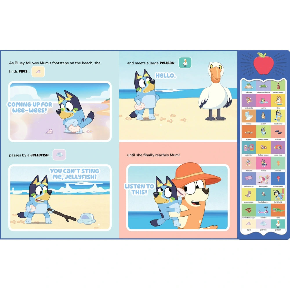 Bluey Wackadoo! Interactive Words And Sounds Book