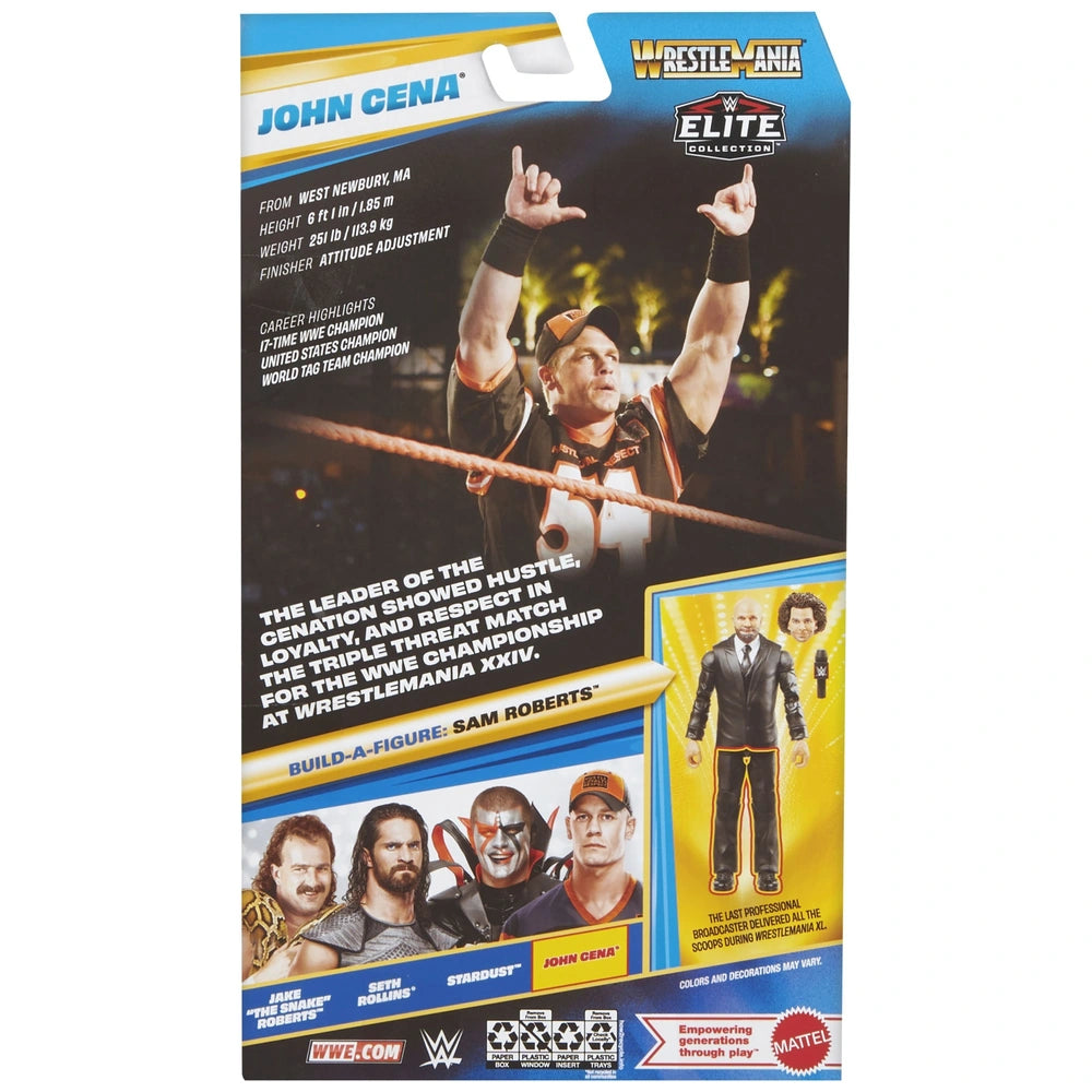 Wwe Elite Collection Action Figures Wrestlemania John Cena