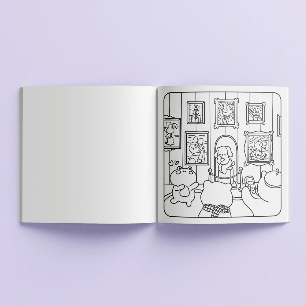 Art Maker Cosy Colouring Book Around The Town
