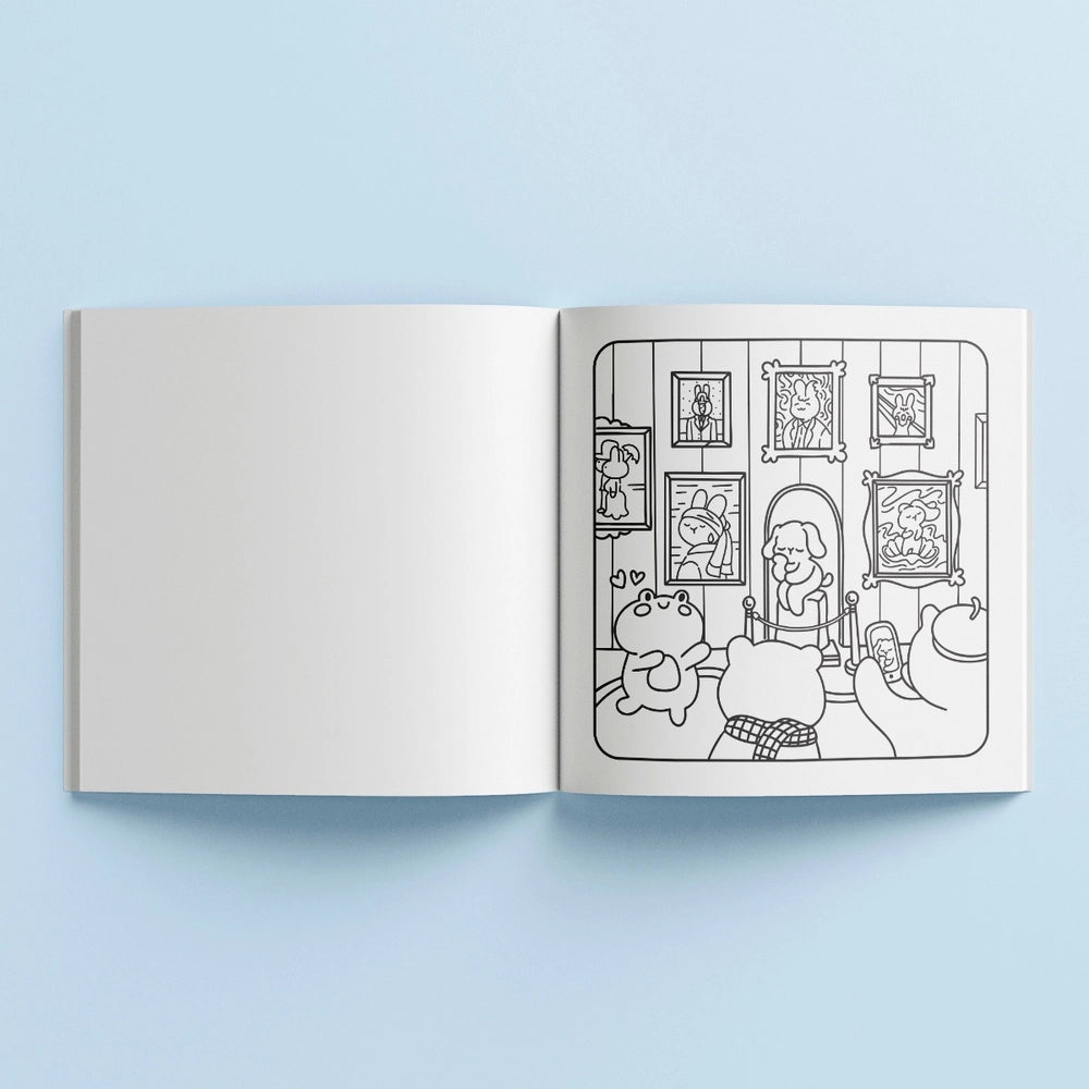 Art Maker Cosy Colouring Book Around The Town
