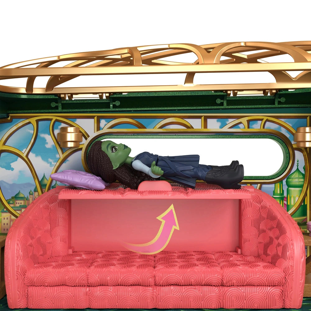 Wicked Emerald City Train Playset And Elphaba Doll