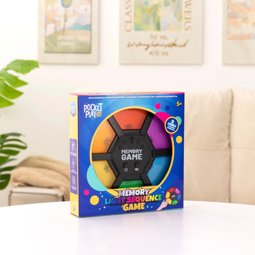 Pocket Play Memory Light Sequence Game