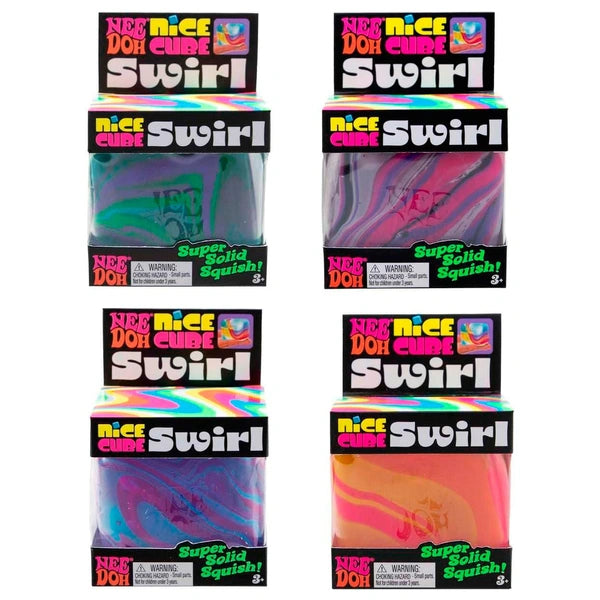 Needoh Nice Cube Swirl Fidget Toy Assortment