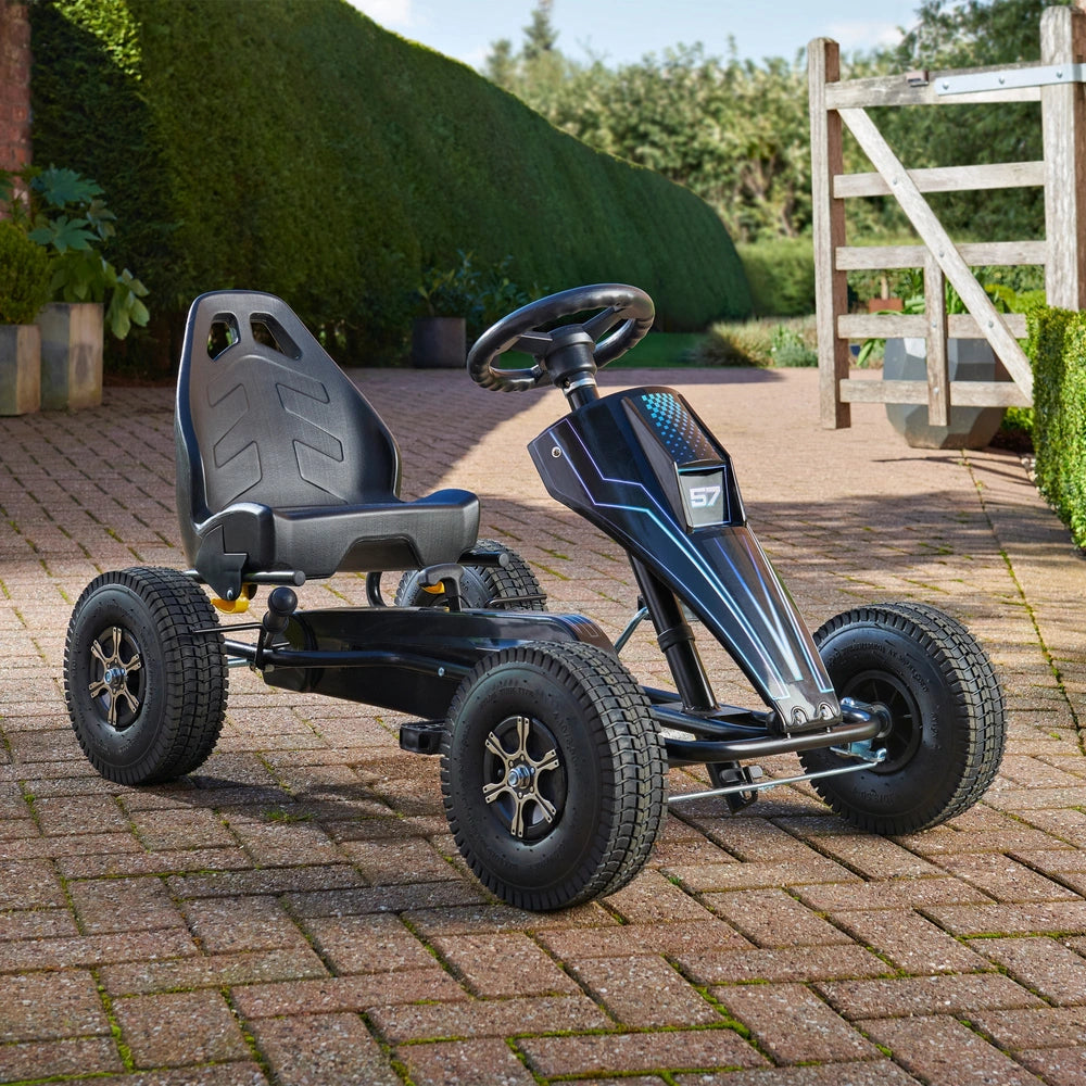 Race Team Go Kart Black
