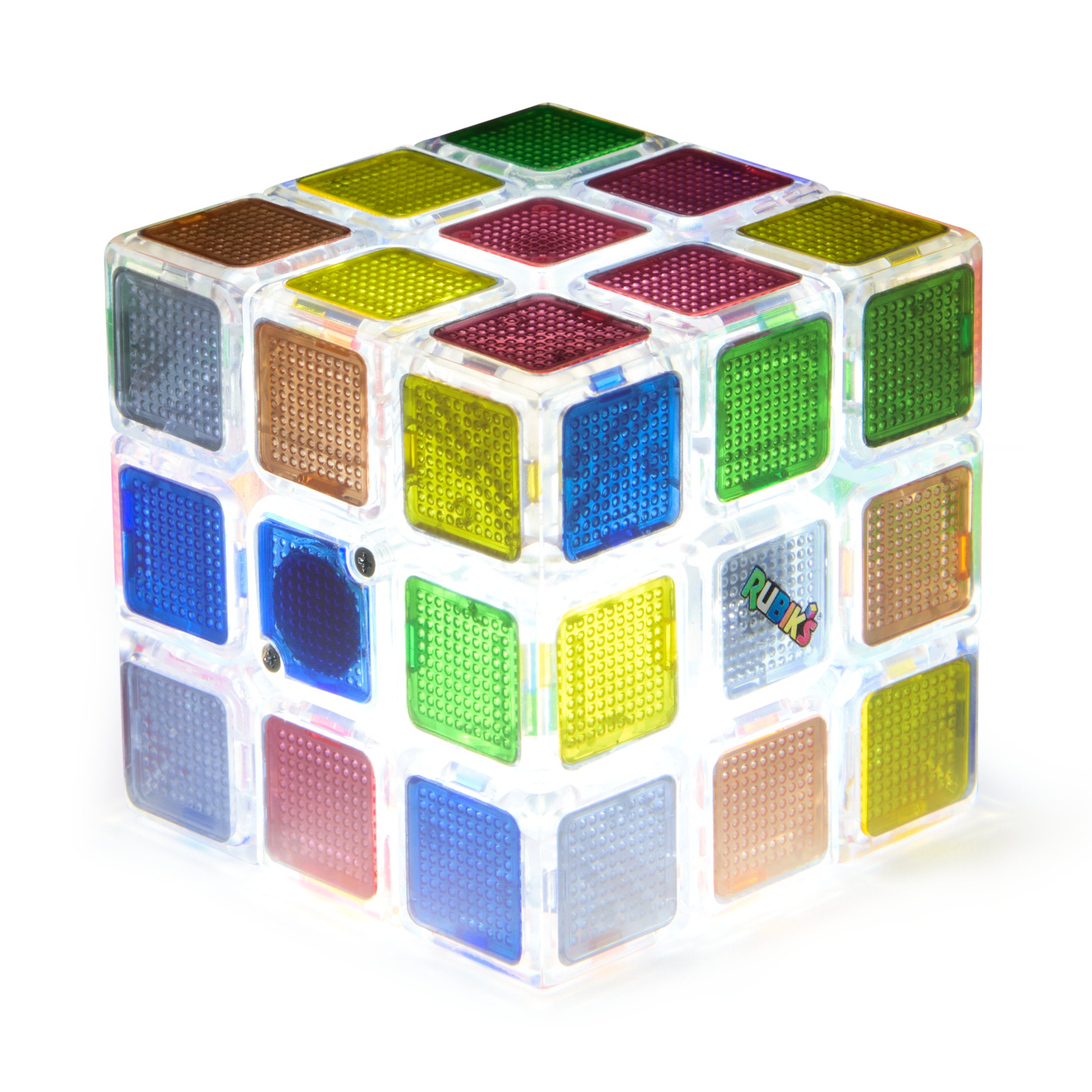 Rubik’s Cube Pulse Cube Light-Up Brain Teaser Puzzle For Adults & Speedy Solvers Problem-Solving Fidget Toy