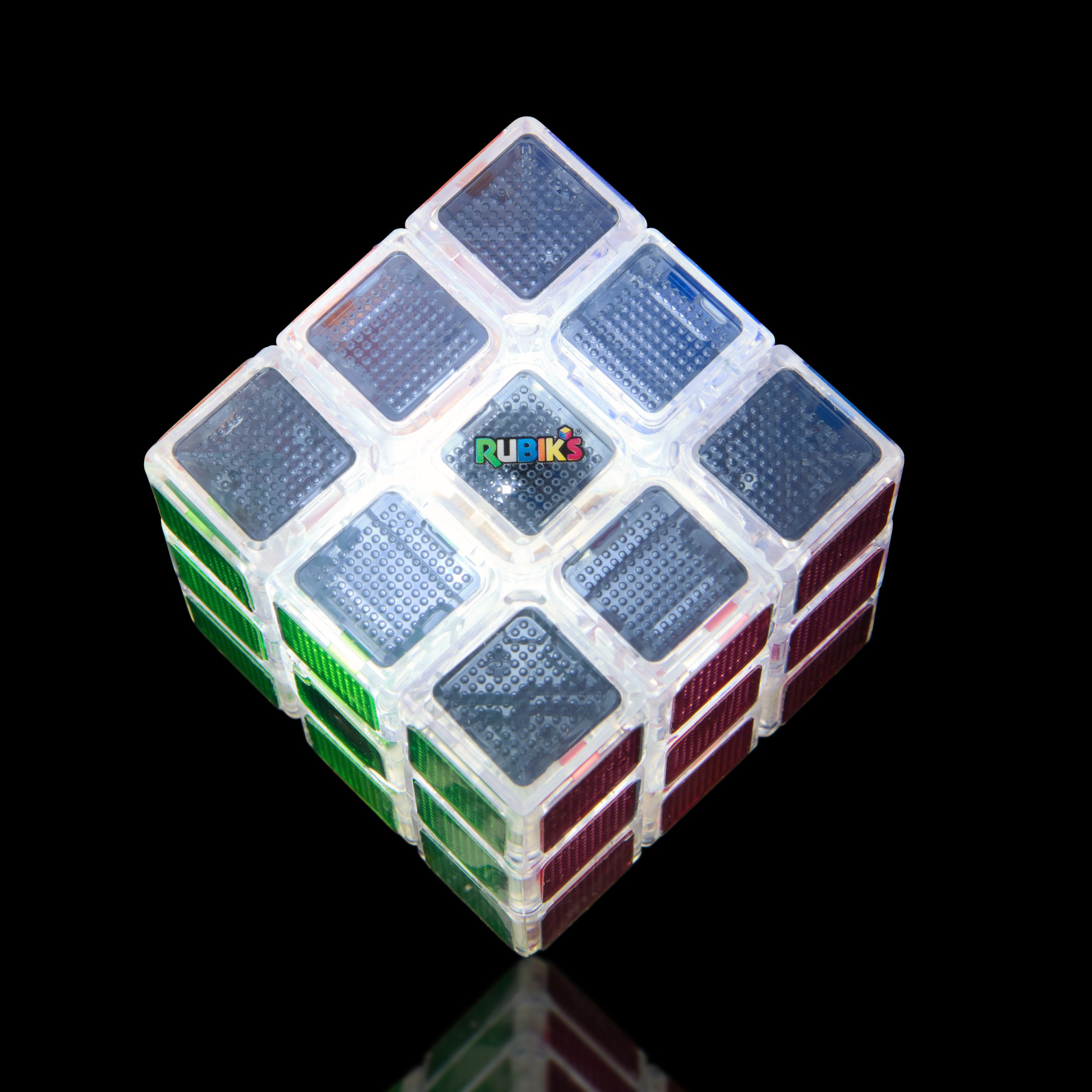 Rubik’s Cube Pulse Cube Light-Up Brain Teaser Puzzle For Adults & Speedy Solvers Problem-Solving Fidget Toy
