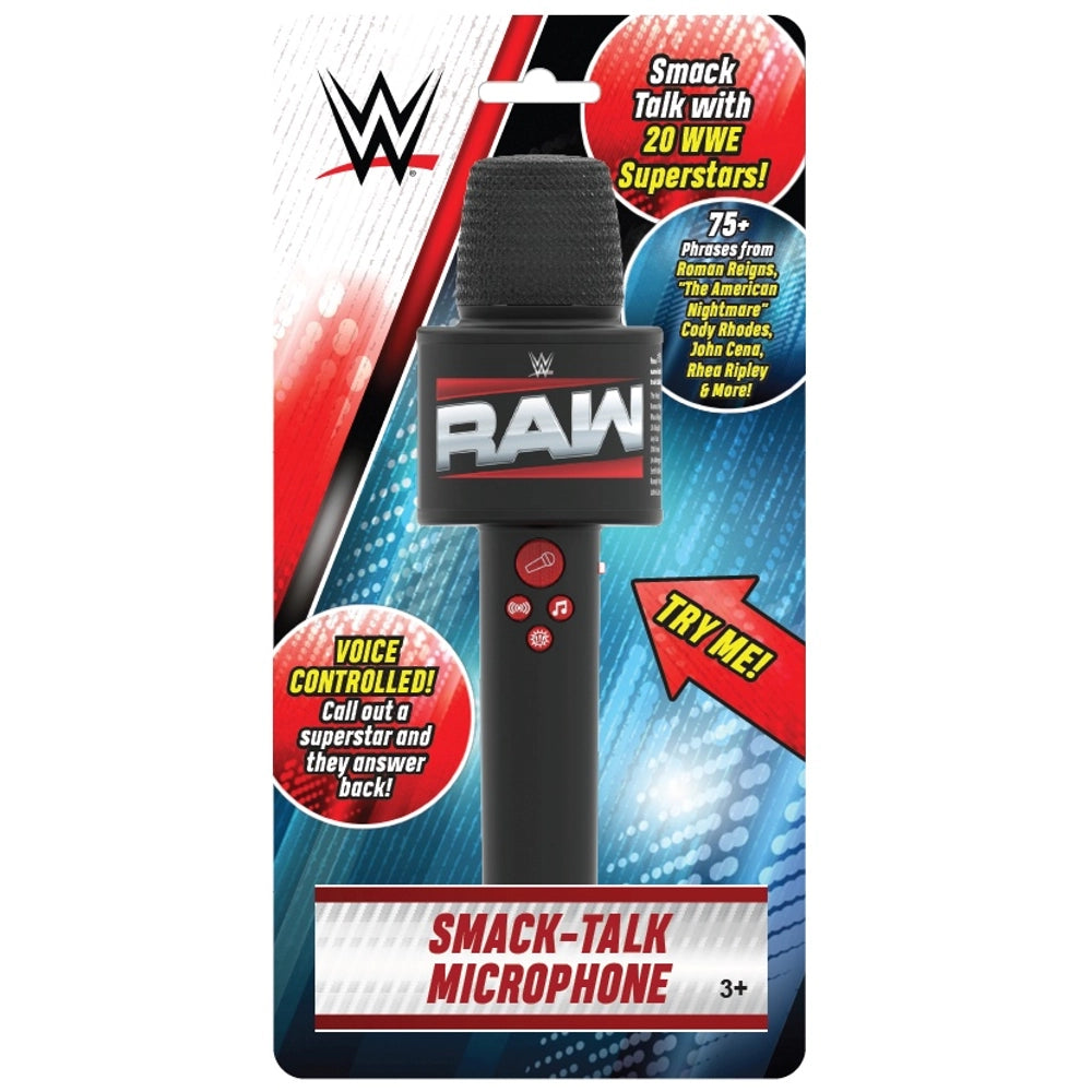 Wcw Microphone Ekids Wwe Raw Smack-Talk Microphone Toy