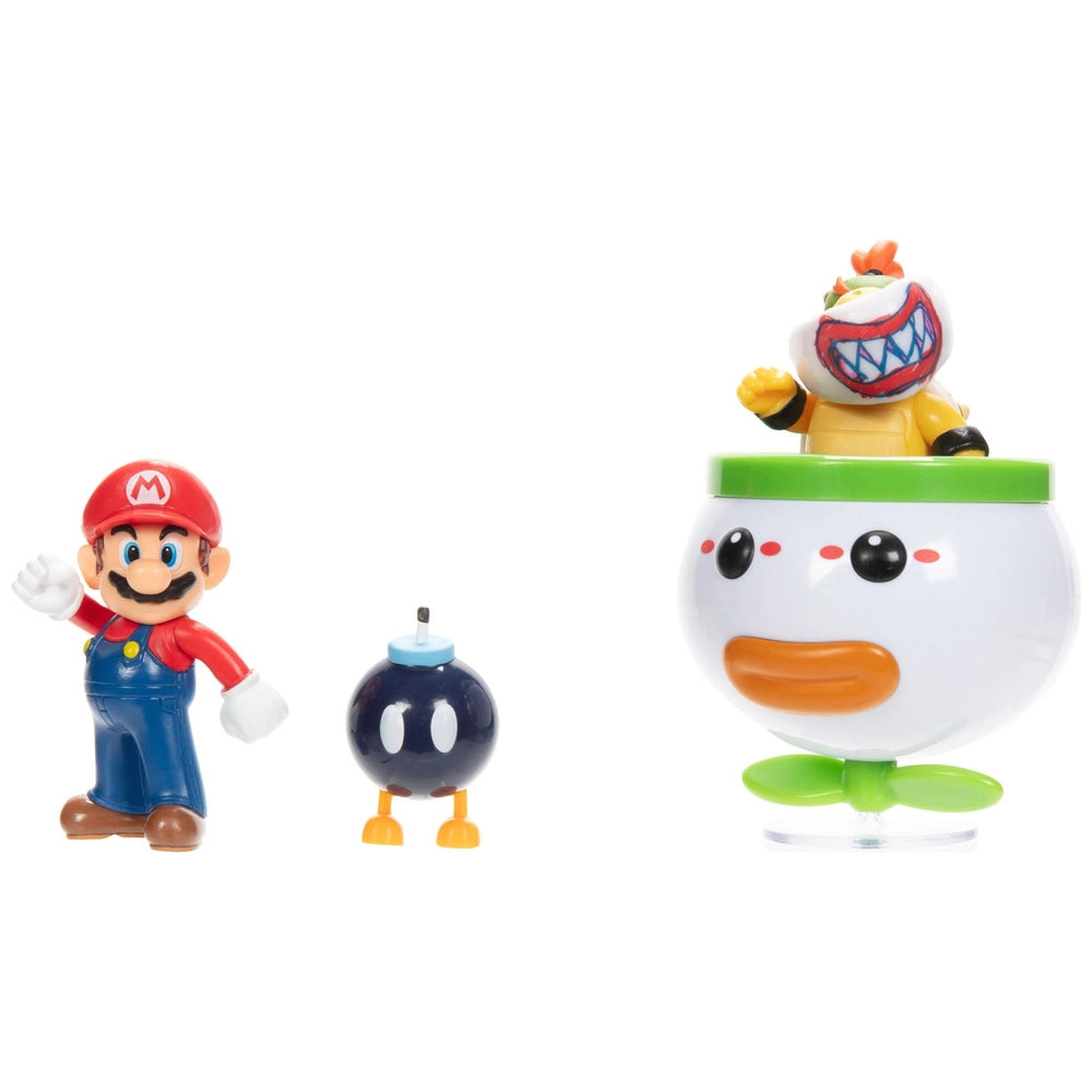 Nintendo Super Mario Figure Mario And Bowser Jr Pack