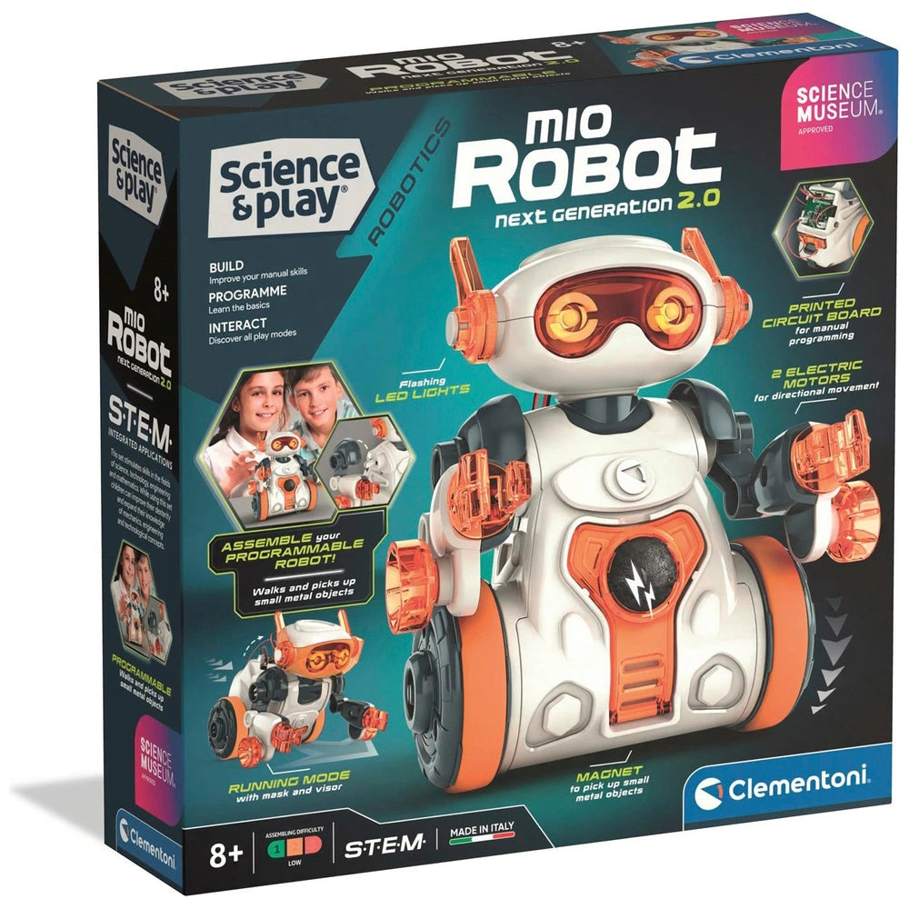 Clementoni Science Museum Interactive Toy Mio Robot 2.0