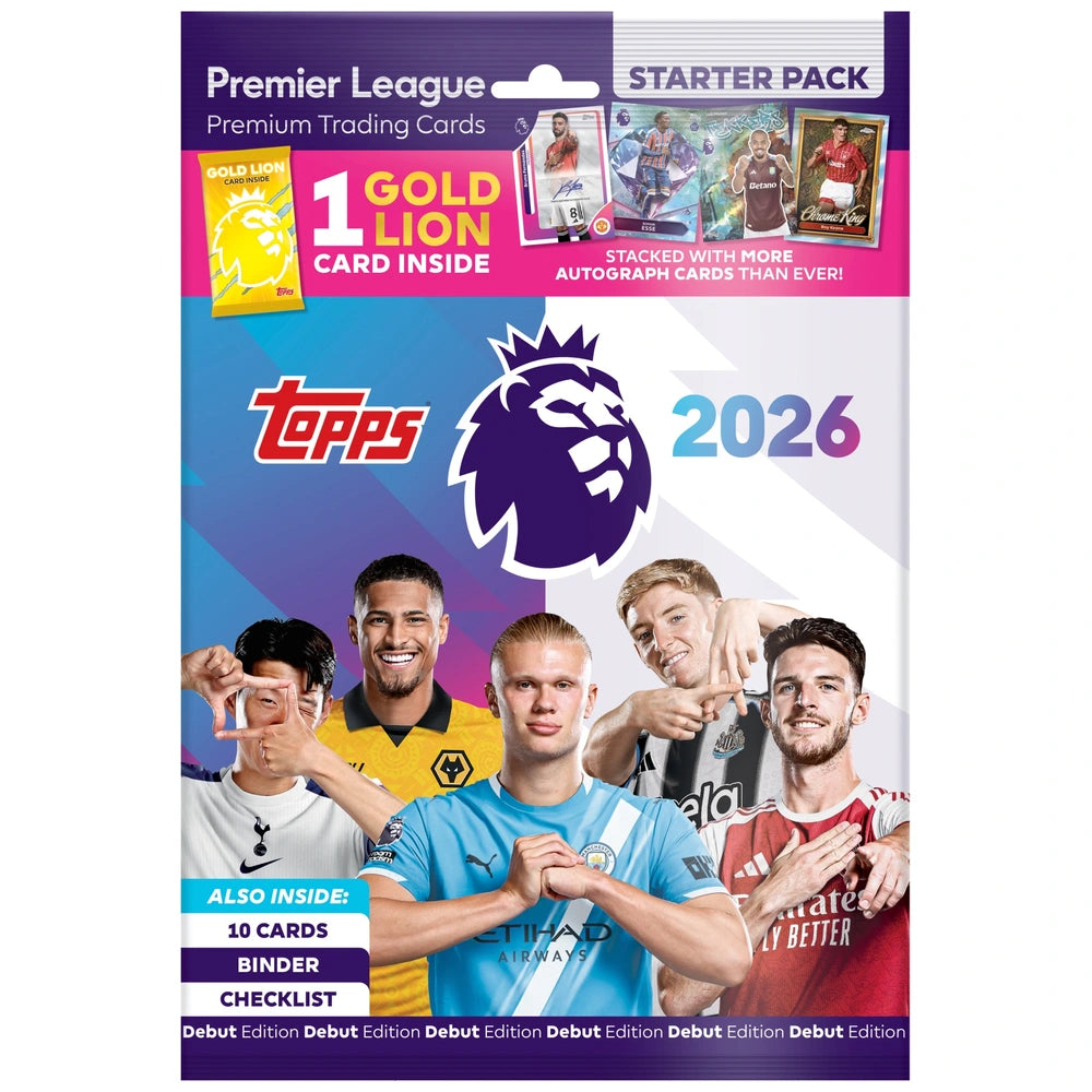 Topps Premier League Trading Card Game: 2026 Debut Edition Starter Pack