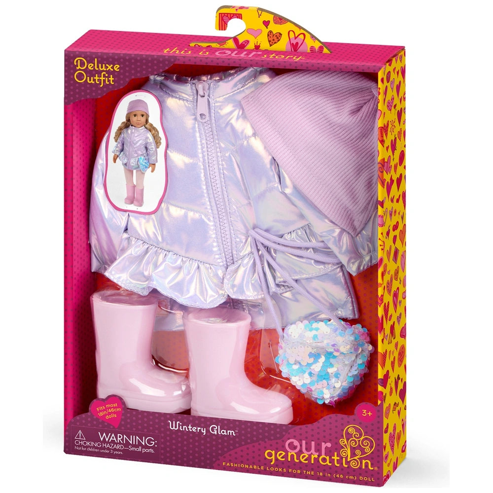 Our Generation Clothes Wintery Glam Deluxe Outfit