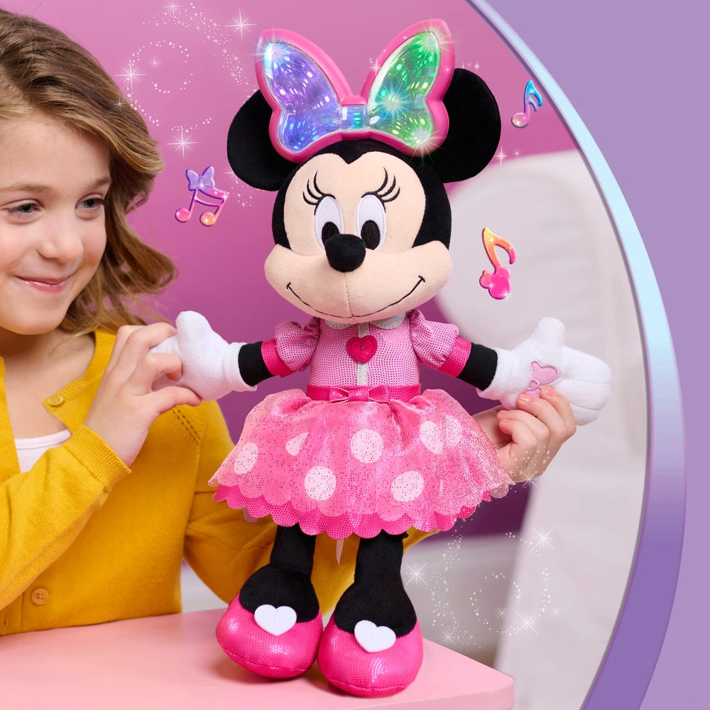 Disney Colourfinity Minnie Mouse Interactive Plush Toy 40Cm
