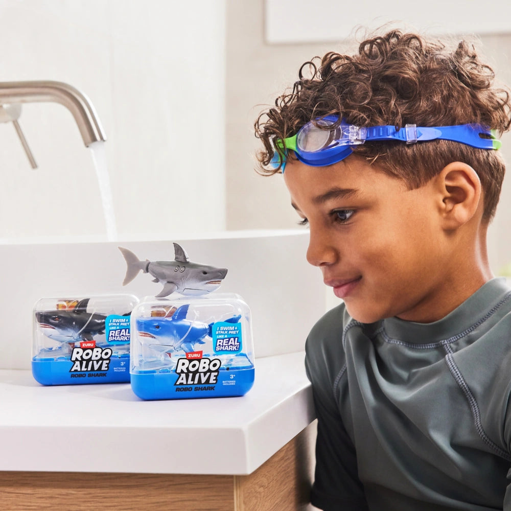 Robo Alive By Zuru Swimming Robo Shark Toy Assortment