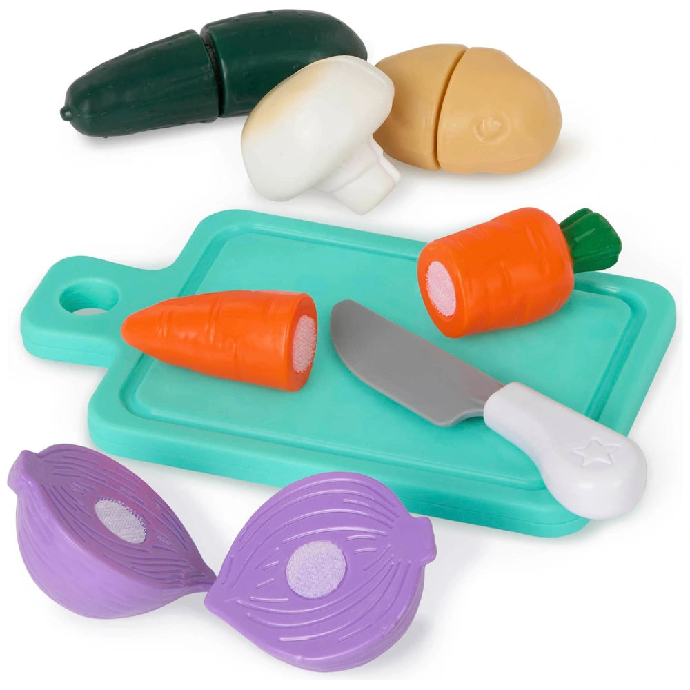 Battat Play Food Set Market Chop & Prep 35 Pieces
