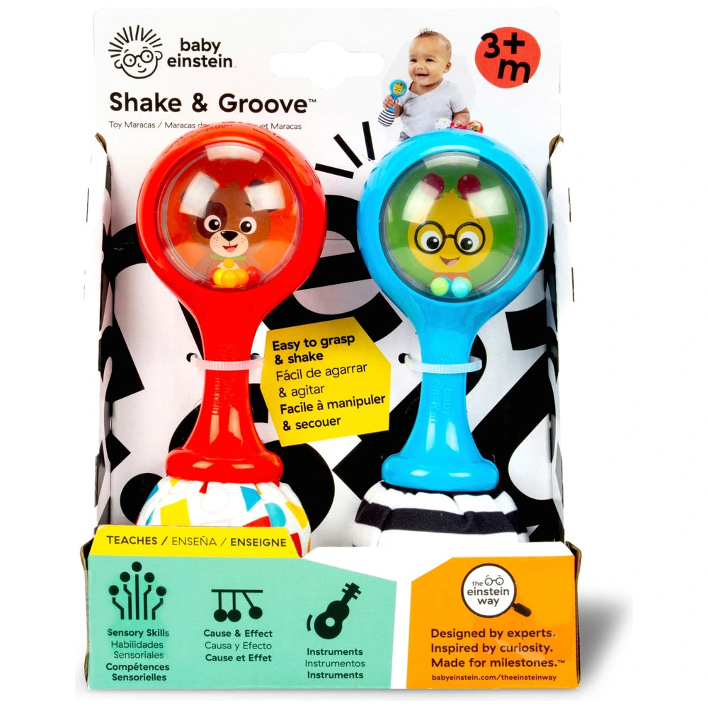 Baby Einstein Shake & Groove Maracas Musical Toy Set