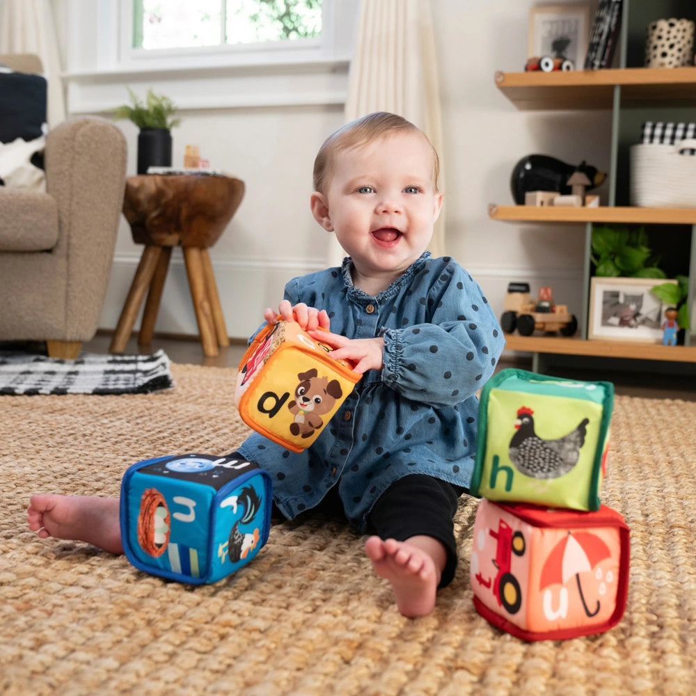 Baby Einstein Farm Explorers Alpha Stacks Soft Blocks