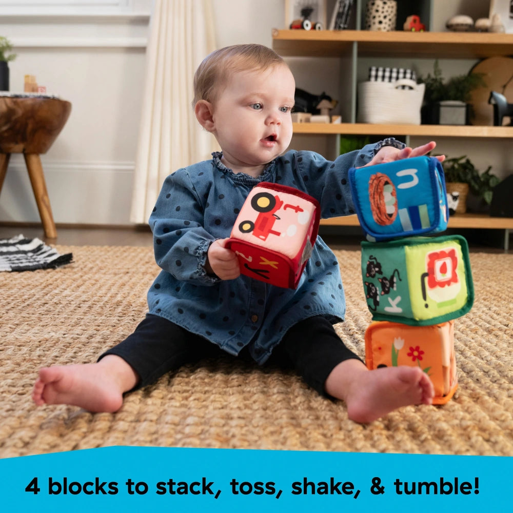 Baby Einstein Farm Explorers Alpha Stacks Soft Blocks