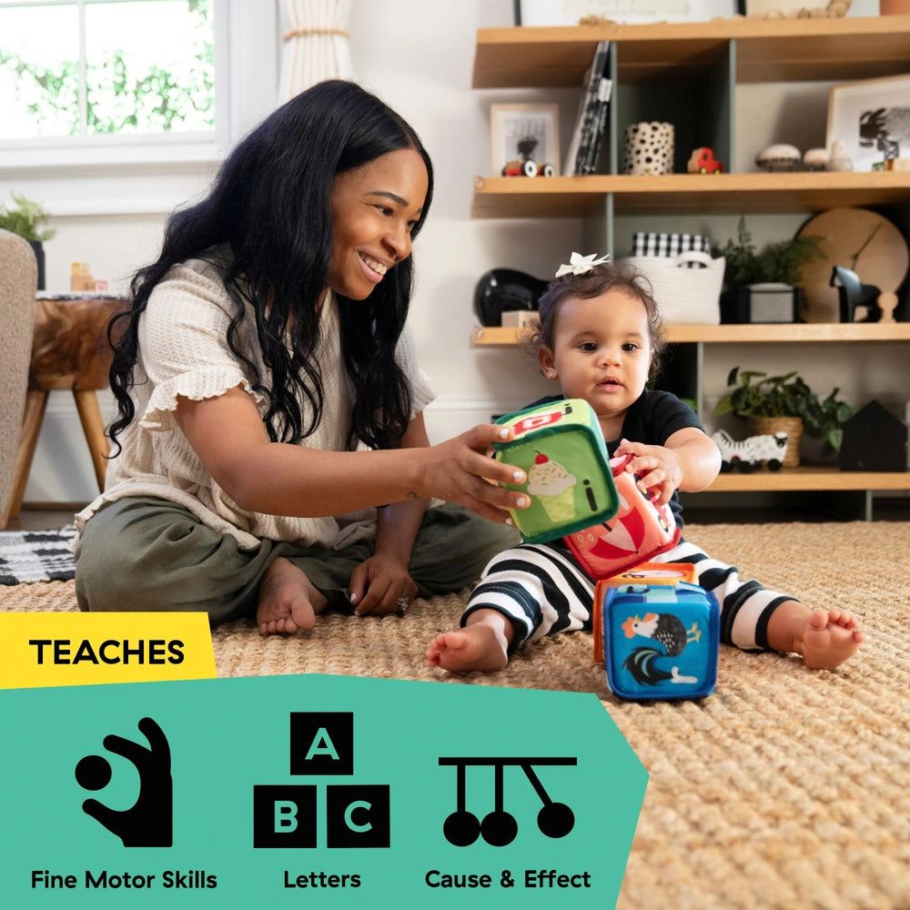 Baby Einstein Farm Explorers Alpha Stacks Soft Blocks