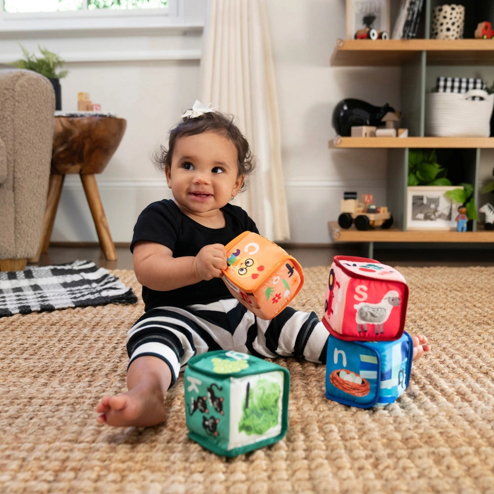 Baby Einstein Farm Explorers Alpha Stacks Soft Blocks