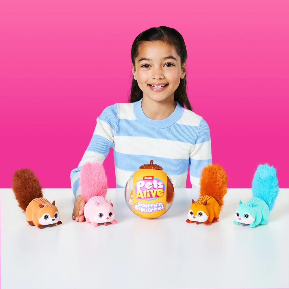 Pets Alive By Zuru Scurry'n Squirrel Interactive Assortment