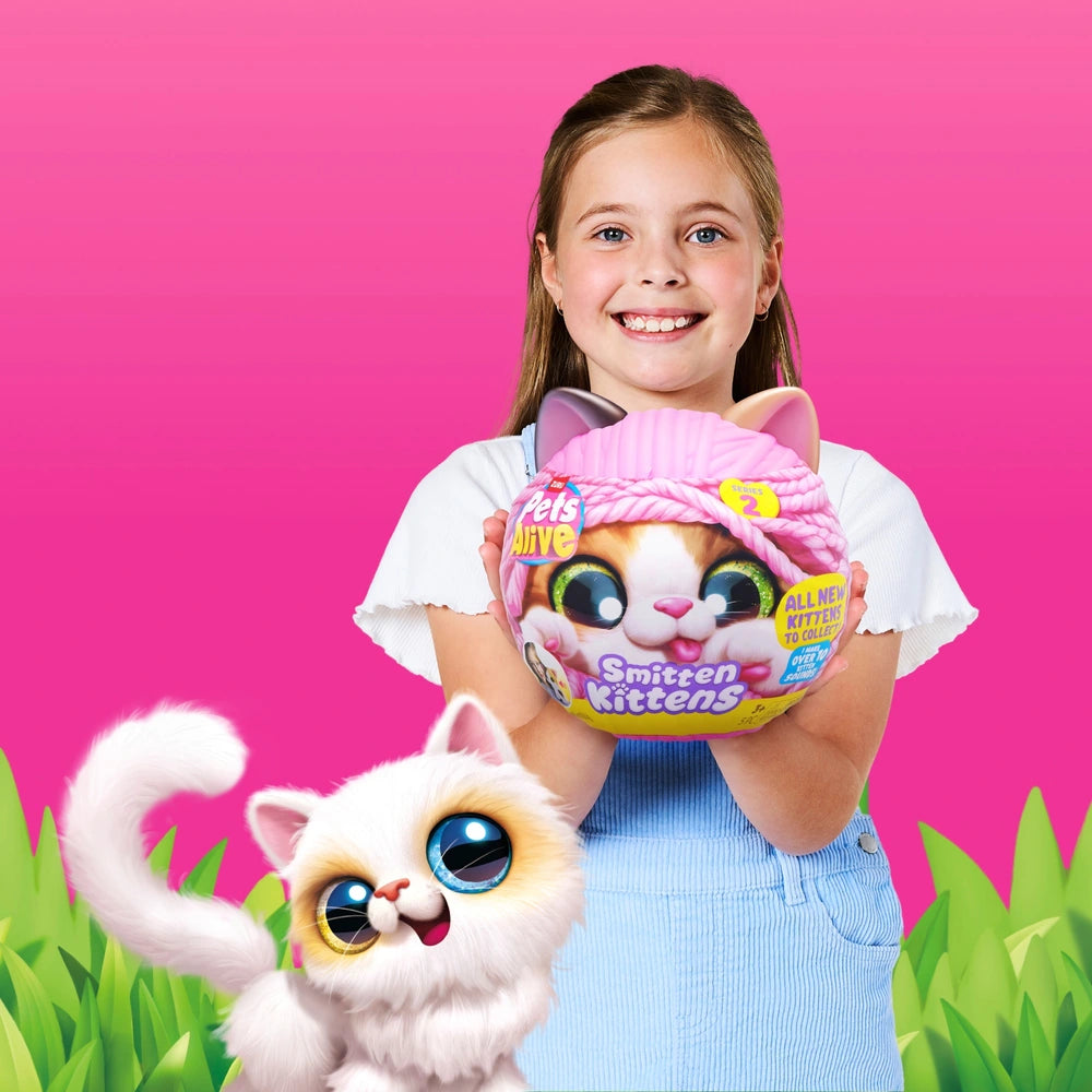 Pets Alive By Zuru Smitten Kittens Interactive Plush Series 2 Assortment