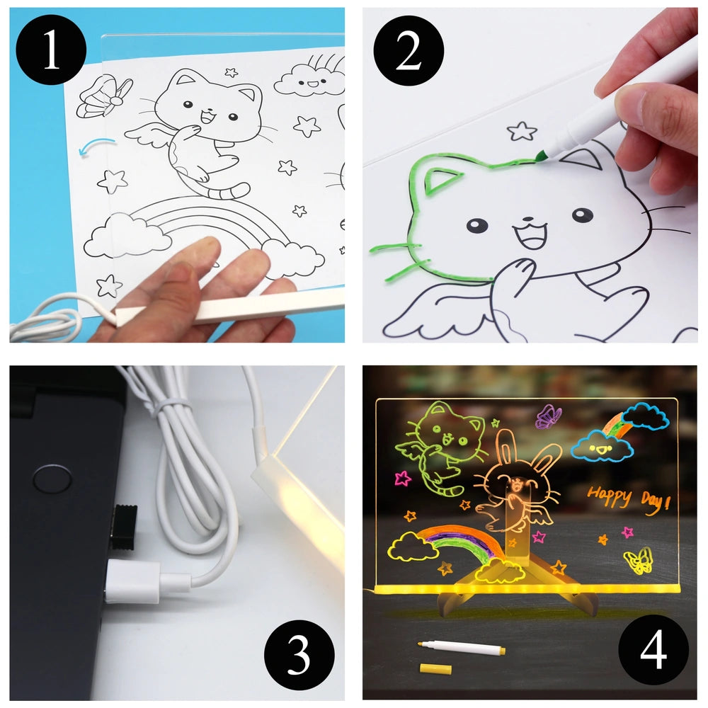 Doodle Glow Board Set