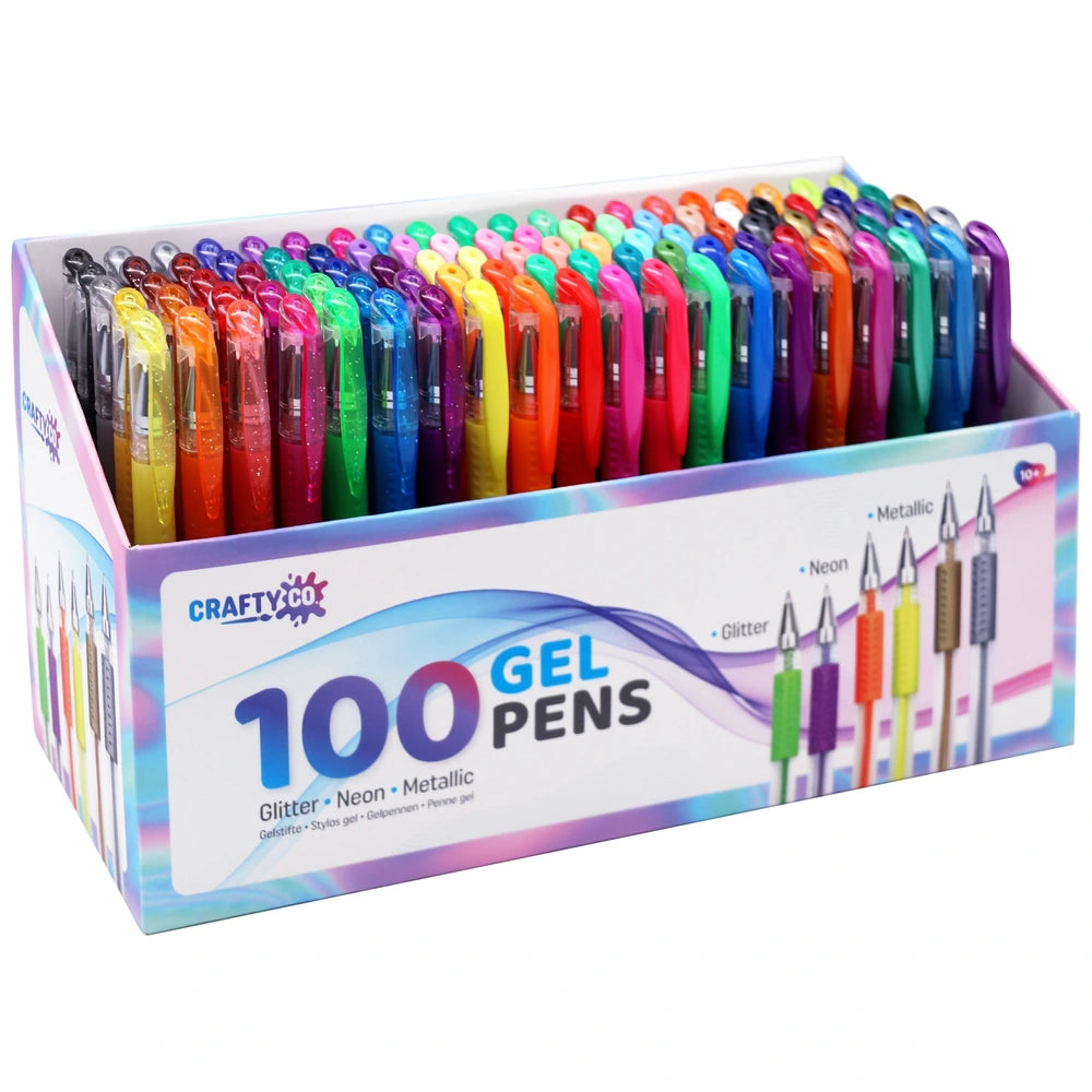Crafty Co. Gel Pen Multi-Pack 100 Piece