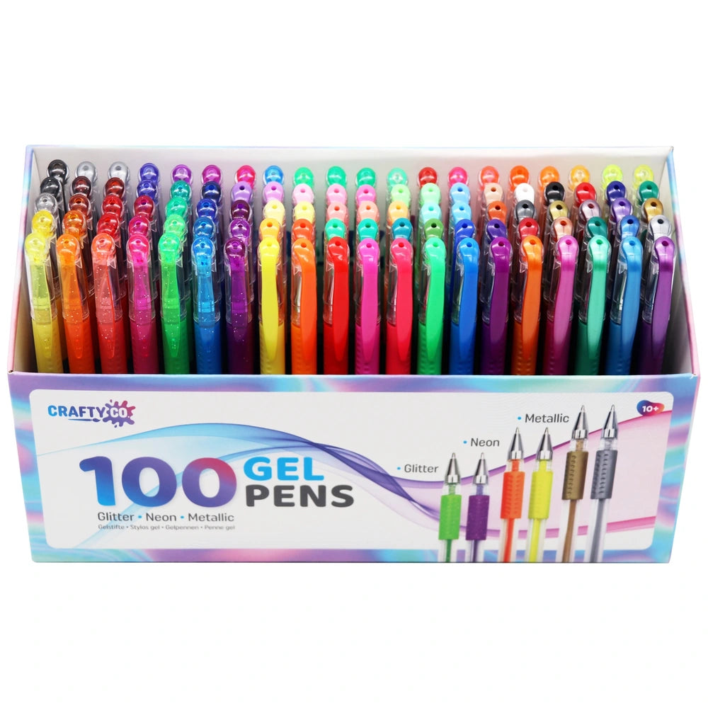 Crafty Co. Gel Pen Multi-Pack 100 Piece
