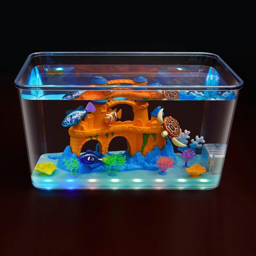 Robo Alive By Zuru Mega Aquarium Set 17 Piece