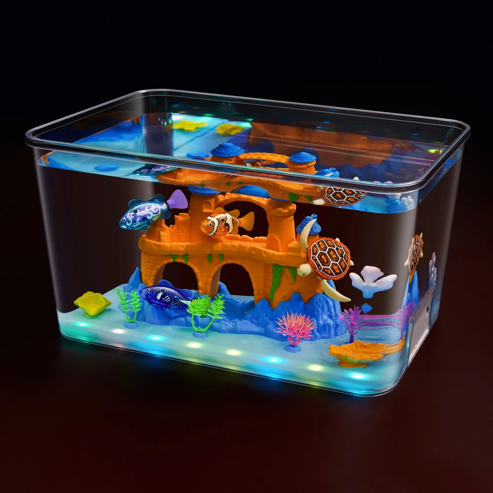 Robo Alive By Zuru Mega Aquarium Set 17 Piece
