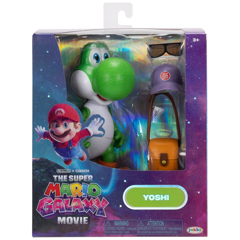 Nintendo The Super Mario Galaxy Movie: Yoshi Action Figure 13Cm