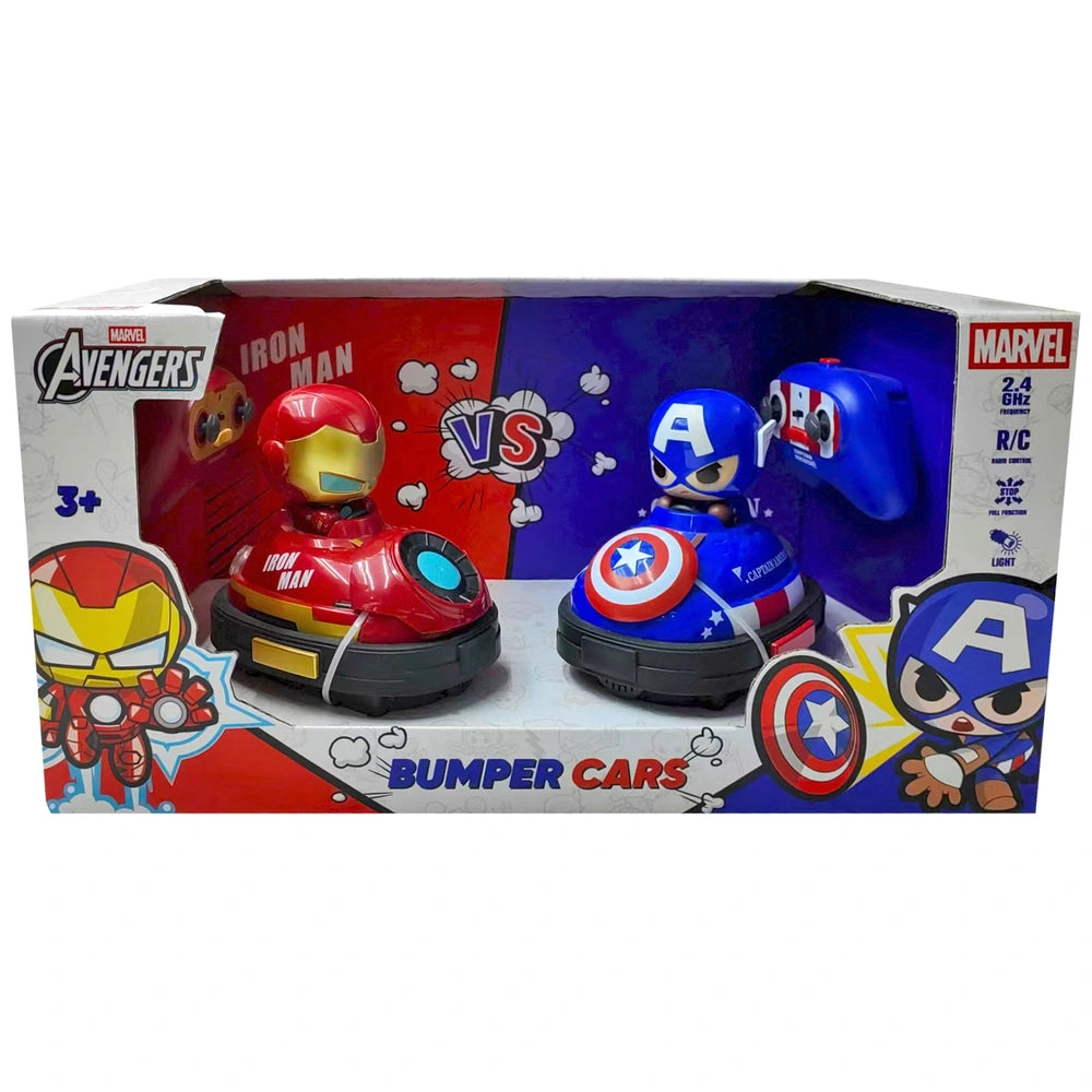 Marvel Avengers Remote Control Bumper Cars Captain America Vs Iron Man